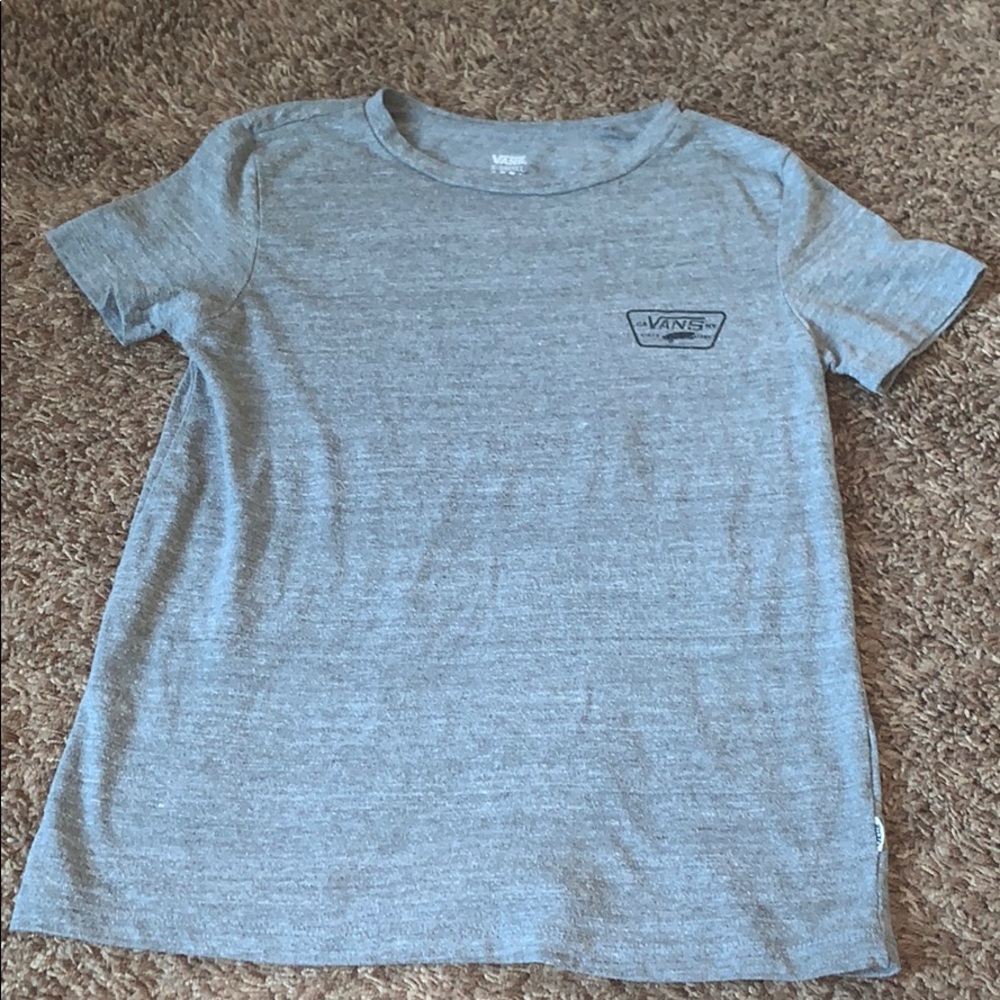 grey vans t shirt